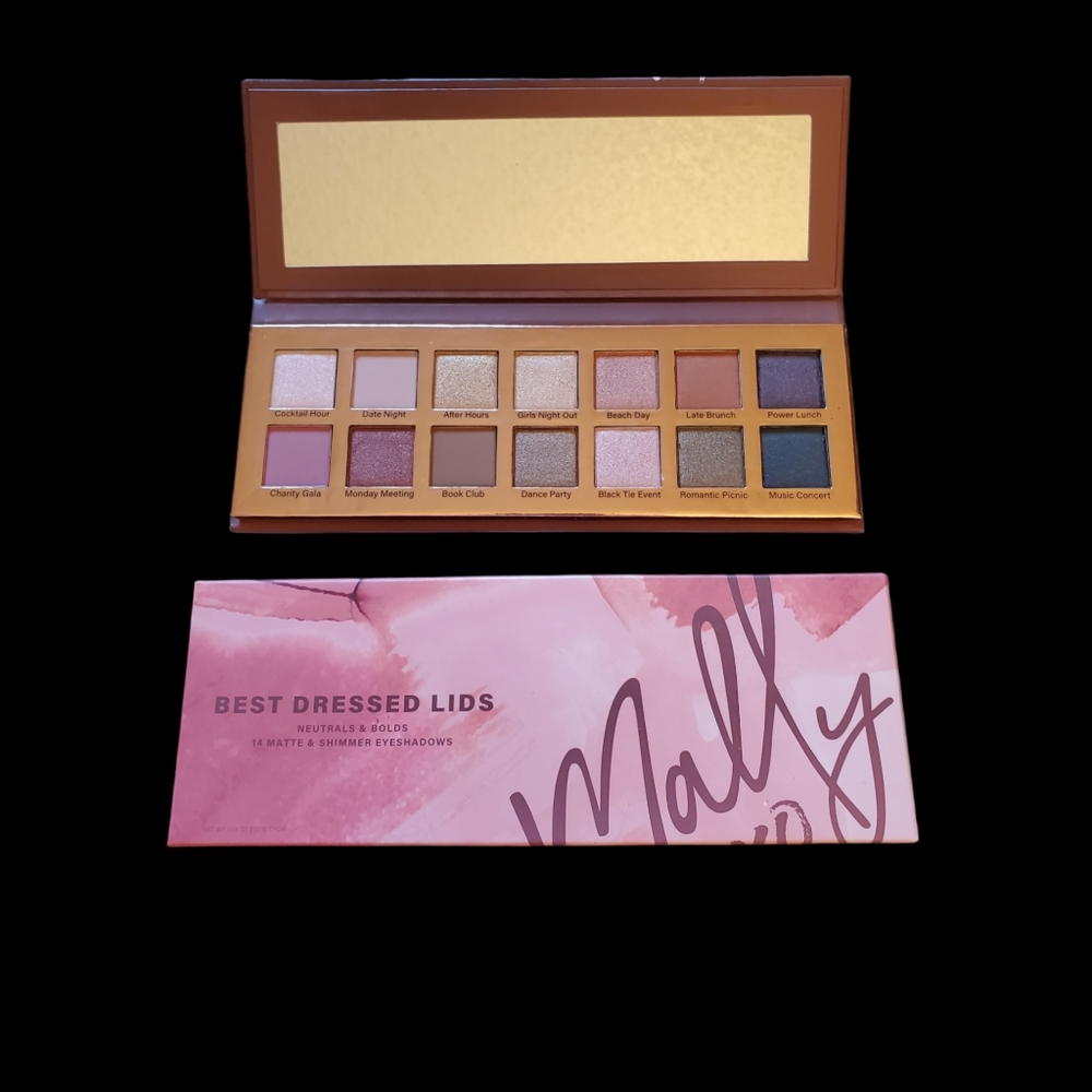 MALLY BEAUTY ~ Best Dressed Lids Neutrals & Bolds 14 Matte & Shimmer Eyeshadows